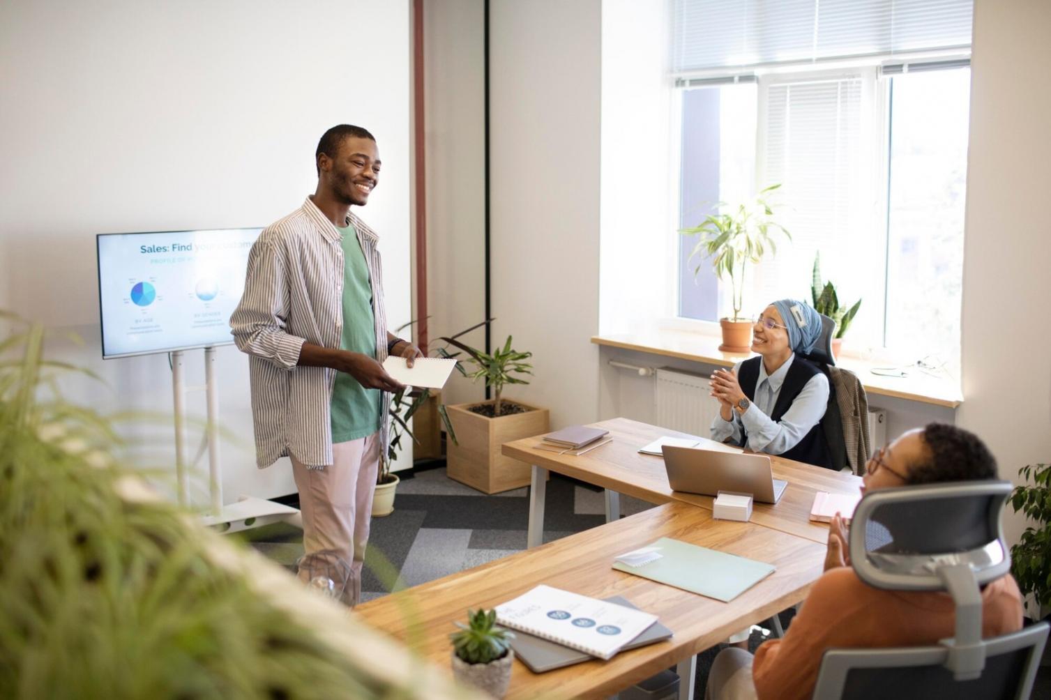 Environnement professionnel commerce